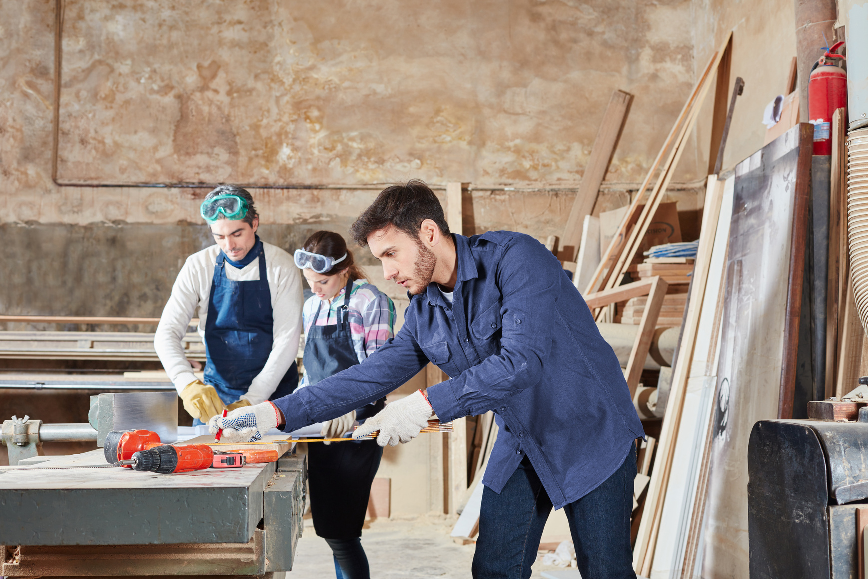 Carpenter in Apprenticeship at Carpentry Shop